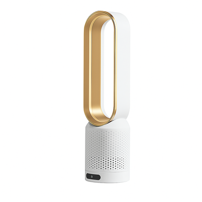 SmartGrove - Bladeless Tower Fan – 8 Speeds, 90° Oscillation, Timer & Remote Control