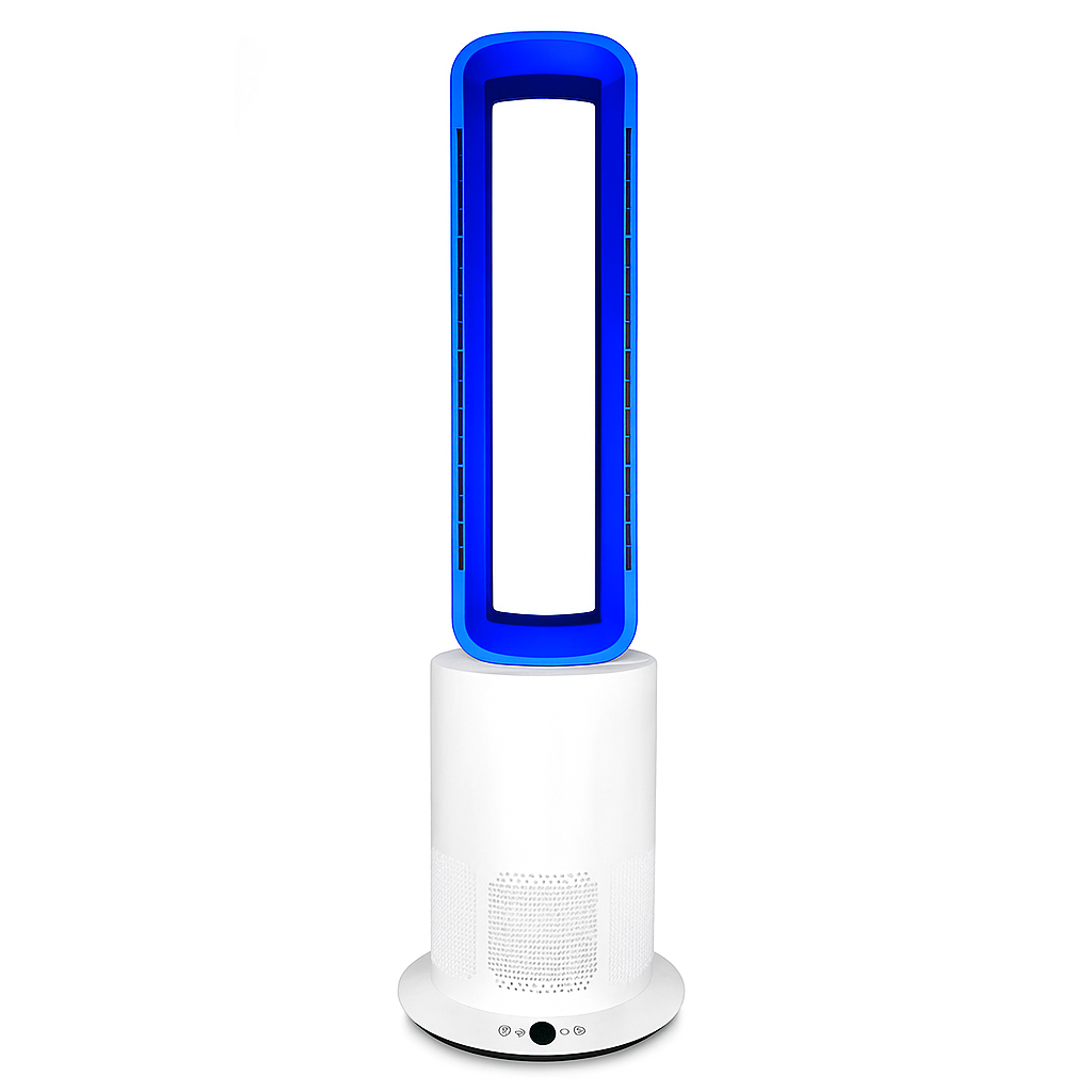 SmartGrove - Bladeless Fan & Air Purifier with UV – 45W, Air Quality Display & Remote Control