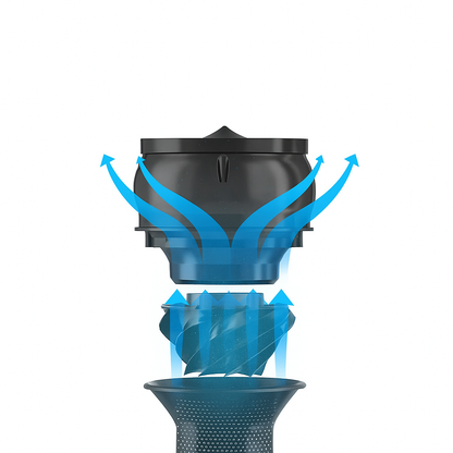 SmartGrove - Bladeless Tower Fan with Air Circulation – LED Display, Timer & App Control