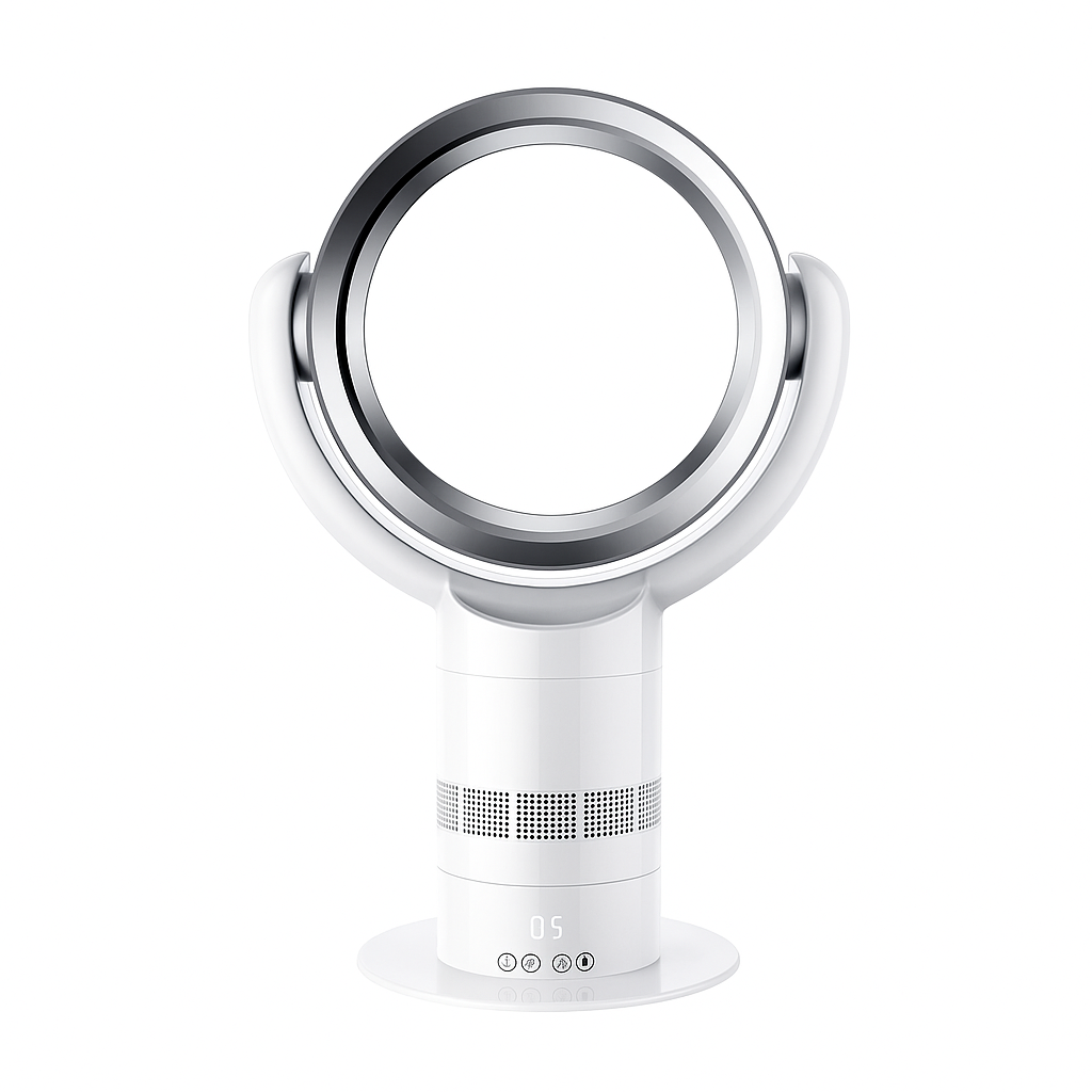 SmartGrove - Bladeless Fan – Quiet Operation with Remote Control & Adjustable Timer