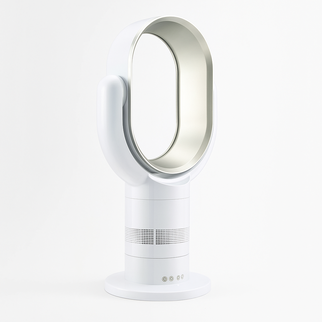 SmartGrove - Bladeless Table Fan with Digital Control – Powerful Cooling & Timer Function