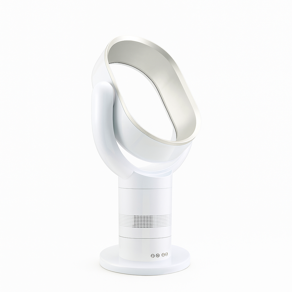 SmartGrove - Bladeless Table Fan with Digital Control – Powerful Cooling & Timer Function
