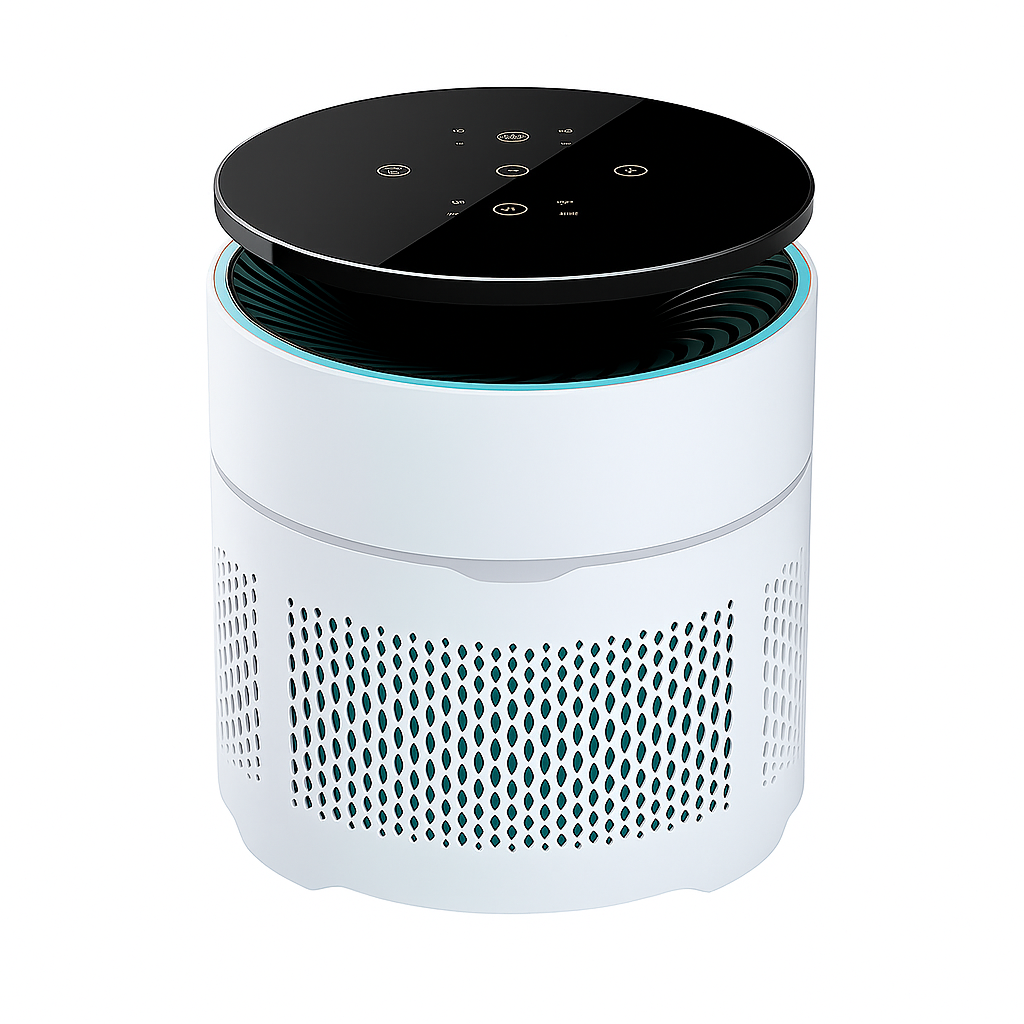 SmartGrove - ECO 360 Air Purifier with UV & 3-in-1 Filter – Quiet, Compact & 360° Air Cleaning