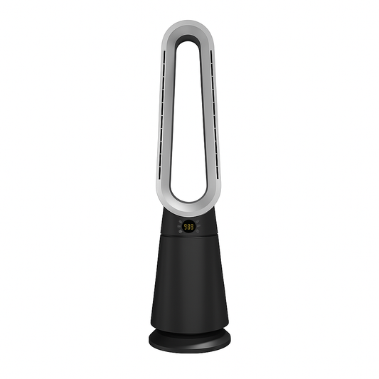SmartGrove - Bladeless Heater & Cooling Fan – 20 Speeds, LED & Temperature Control