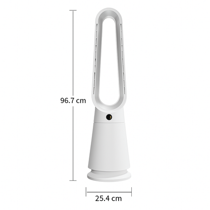 SmartGrove - Bladeless Heater & Cooling Fan – 20 Speeds, LED & Temperature Control