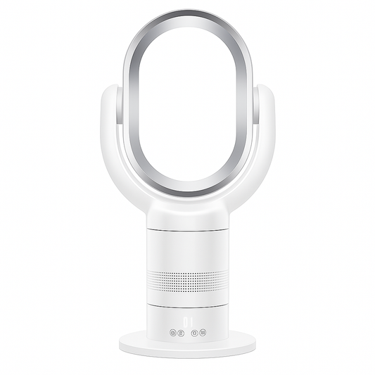 SmartGrove - Bladeless Table Fan with Digital Control – Powerful Cooling & Timer Function