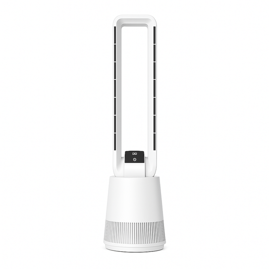 SmartGrove - Bladeless Fan with Air Circulation – 50W, 3 Wind Speeds, Timer & Remote Control
